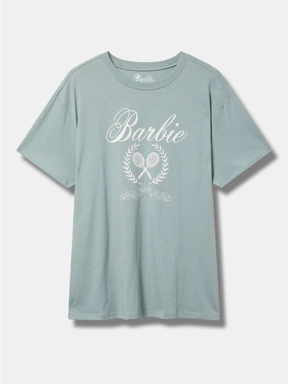 Torrid x Barbie Malibu Tennis Club Tee Size 3X (22-24) Light Blue/Mint